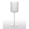 Abigails White Night Frosted Water Glass