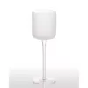 Abigails White Night Frosted Wine Glass