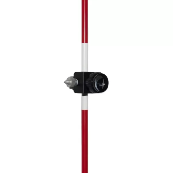 AdirPro Pin Pole with 5.91 in. Mini Prism