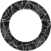 Amscan 10 in. x 10. in. Spider Web Round Paper Plate (40-Count, 4-Pack)