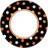 Amscan 10 in. x 10 in. Halloween Haunt Couture Plate (40-Count, 4-Pack)