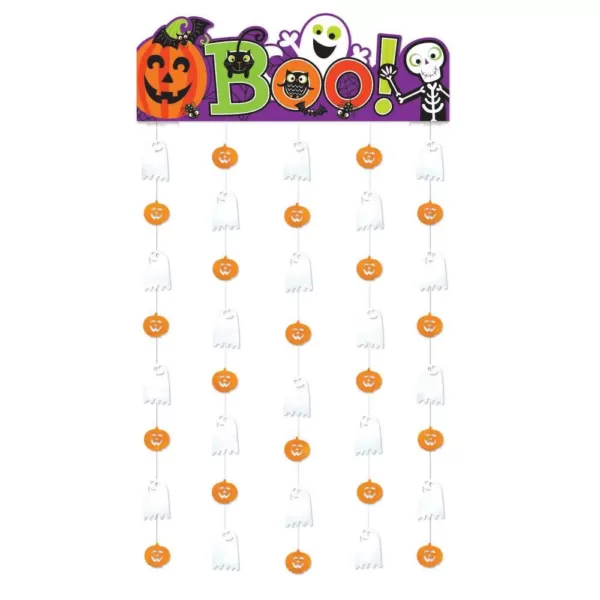 Amscan 77 in. Halloween Family Friendly Doorway Curtain (2-Pack)