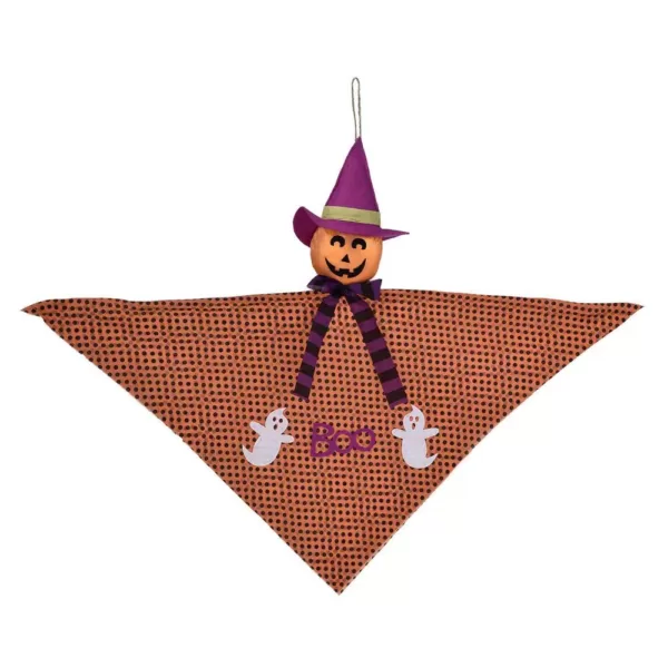 Amscan 24 in. Halloween Small Jack-O'-Lantern Hanging Decoration (4-Pack)