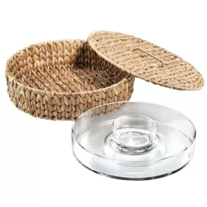 Artland Garden Terrace 13.5 in. Chip and Dip Server with Container and Lid