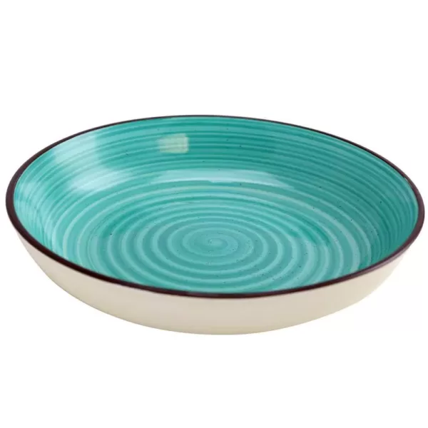 Gibson Home 12.05 oz. Assorted Colors Stoneware Pasta Bowls (4-Piece)