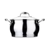 BergHOFF Essentials Zeno 7 qt. Stainless Steel Stock Pot with Glass Lid