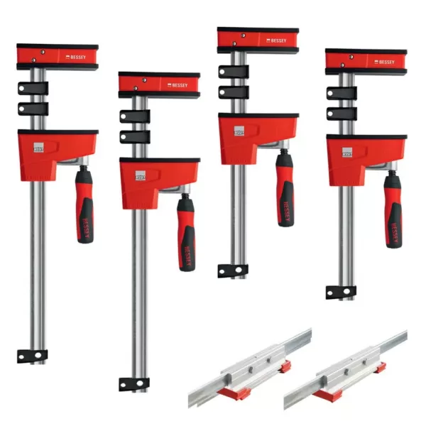 BESSEY Extender Kit Containing 2 Each of KRE3.524 KRE3.550 and KBX20 Extender