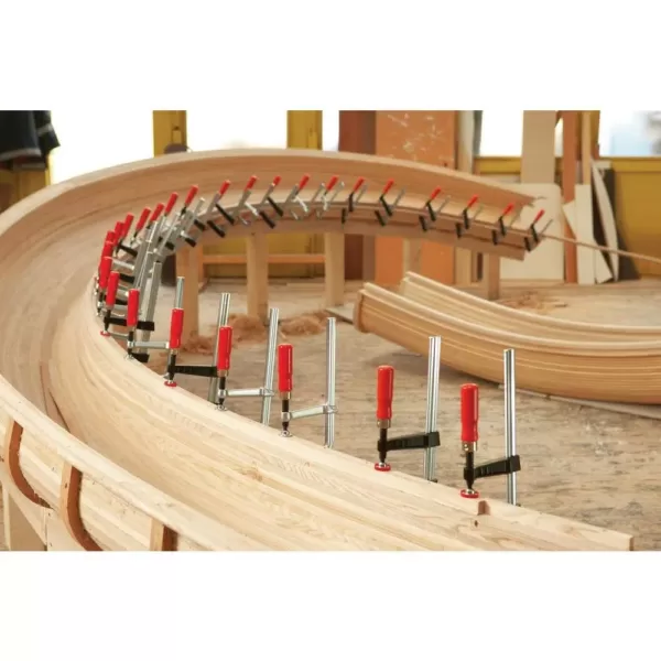 BESSEY TG Series 24 in. Bar Clamp with Wood Handle and 4 in. Throat Depth