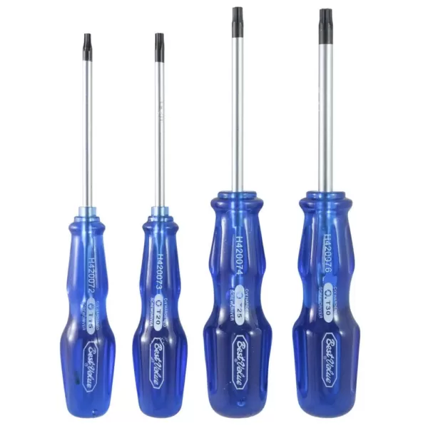 Best Value Torx Professional Screwdriver Set (4-Piece)