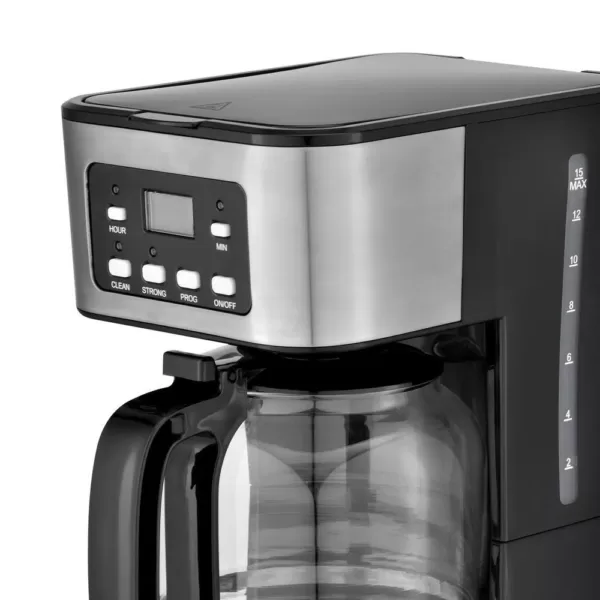 Brentwood Appliances 12-Cup Black Digital Coffee Maker