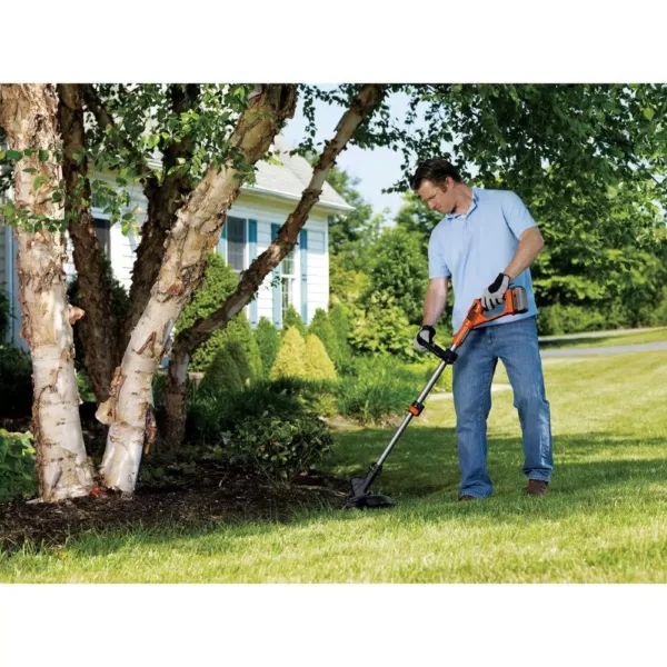 BLACK+DECKER 13 in. 40V MAX Lithium-Ion Cordless 2-in-1 String Grass Trimmer/Lawn Edger (Tool Only)