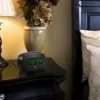 Equity by La Crosse Digital 0.60 in. Green LED Electric Alarm Table Clock