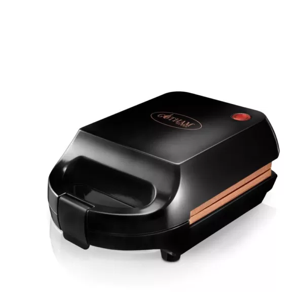 Gotham Steel Ti-Ceramic Black Non-Stick Single Sandwich Maker