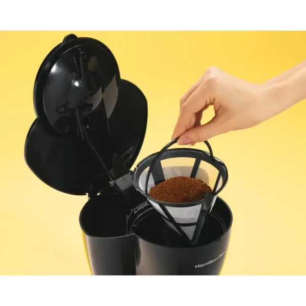 Hamilton Beach 12-Cup Black Drip Coffee Maker with Glass Carafe