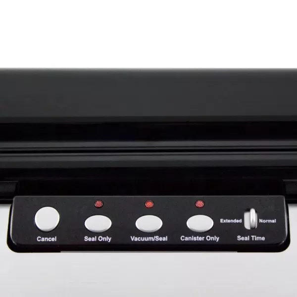 Nesco Black Food Vacuum Sealer with Bag Cutter XDC Depot