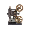 LITTON LANE Vintage Movie Projector and Film Reels Metal Decor