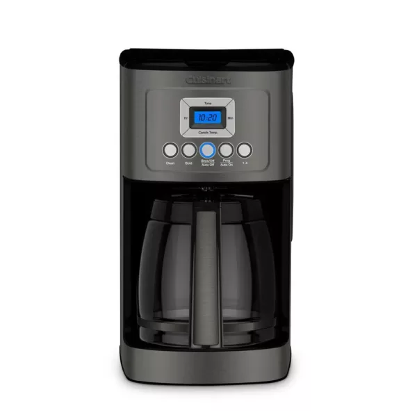 Cuisinart 14-Cup Programmable Black Stainless Steel Drip Coffee Maker
