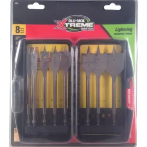 BLU-MOL Xtreme Spade Bit Set (8-Piece)