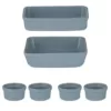 Mason Cash Classic 6-Piece Blue Bakeware Set