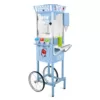 Nostalgia Vintage 575 oz. Snow Cone Machine Cart in Blue