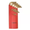 Bondhus Metric Hex End Long Arm L-Wrench Set with GoldGuard Finish (15-Piece)
