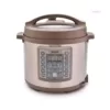 AROMA 4 Qt. Brown Electric Multi-Cooker with Aluminum Pot