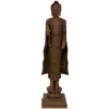 Oriental Furniture Oriental Furniture 21 in. Standing Semui-in Rust Patina Buddha Decorative Statue