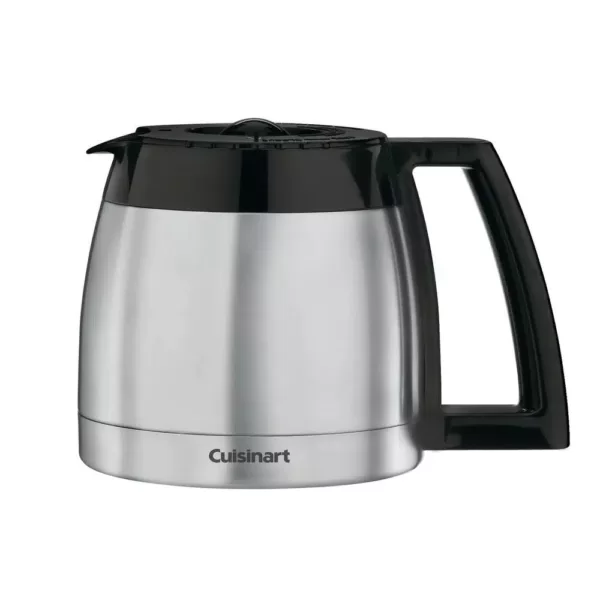 Cuisinart Grind and Brew 10-Cup Brushed Chrome Drip Coffee Maker with Thermal Carafe
