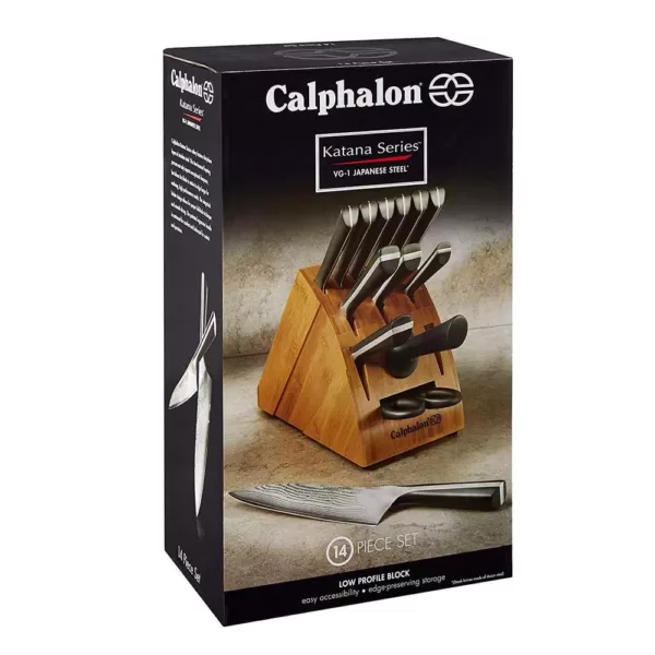 Calphalon Katana 14-Piece Cutlery Knife and Block Set