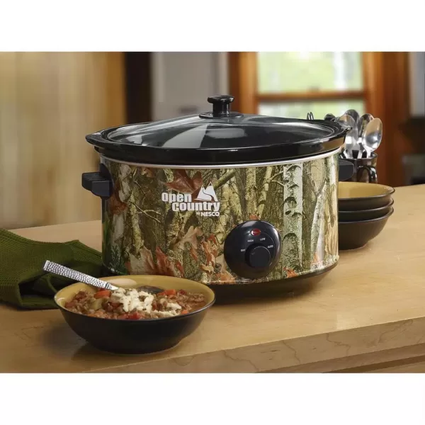 Nesco Open Country 8 Qt. Camoflauge Slow Cooker with Temperature Settings