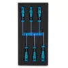 Capri Tools Kontour Star Screwdriver Set with the Mechanic's Tray (6-Piece)