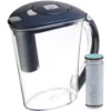 Brita Stream Rapids 10-Cup Filter as You Pour Water Filter Pitcher in Carbon Gray, BPA Free