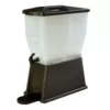Carlisle 3 gal. Single Economy Reservoir and Trim Polypropylene Black Beverage Dispenser