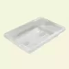 Carlisle Color-Coded 2.0 gal., 12x18x3.5 in. Polycarbonate Food Storage Box in Clear (Case of 6)