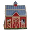 Certified International 128 oz. Multi-Colored Clover Farm 3-D Barn Cookie Jar