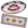 Certified International Vera Cruz 2-Piece Melamine Hostess Set