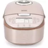 AROMA 4 Qt. Champagne Electric Multi-Cooker with Ceramic Pot
