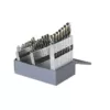 CLE-LINE 1878 High Speed Steel Black and Gold Heavy-Duty 1/16 in. - 1/2 in. x 64 Bit Set (29-Piece)