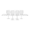 Mind Reader 19 in. W x 7 in. H x 0.5 in. D Acrylic Clear Barware 8-Wine Glass Holder with Built-In Handles