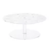 Mind Reader 9.75 in. W x 4.25 in. H x 9.75 in. L Round Clear Acrylic 14-Slot Ice Cream Cone Holder Food Cone Serving Tray