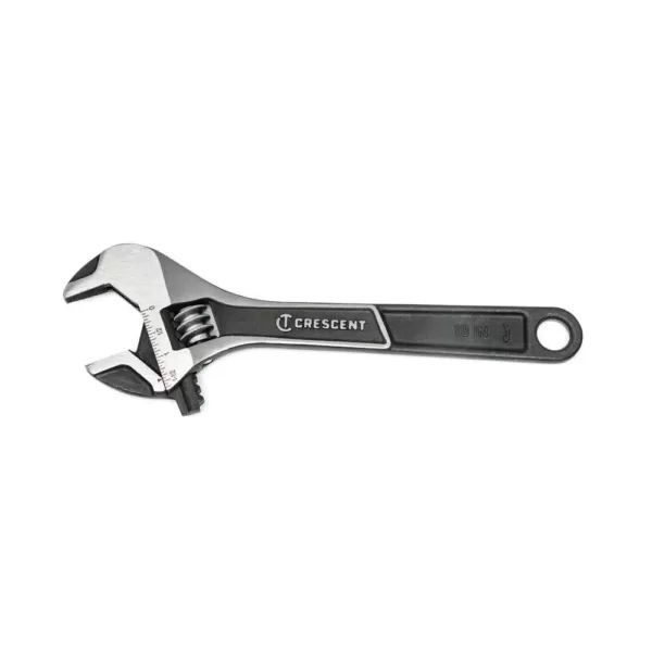 Crescent 6 in. and 10 in. Wide and Normal Jaw Adjustable Wrench Set (4-Piece)