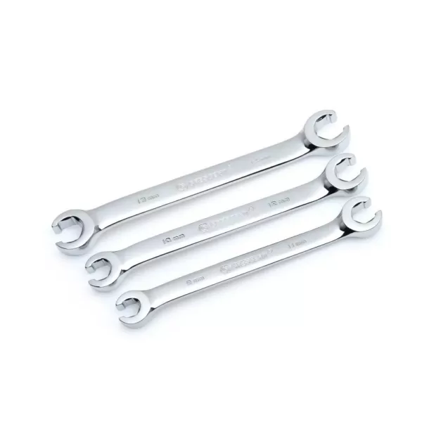 Crescent Flare Nut Metric Wrench Set (3-Piece)