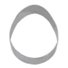 CybrTrayd 12-Piece 4 in. Easter Egg  Tinplated Steel Cookie Cutter & Recipe