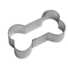 CybrTrayd 12-Piece Dog Bone 3.5 in.  Tinplated Steel Cookie Cutter & Recipe