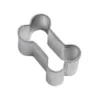 CybrTrayd 12-Piece Mini Dog Bone B Tinplated Steel Cookie Cutter & Recipe