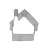 CybrTrayd 12-Piece Mini Gingerbread House Tinplate Steel Cookie Cutter & Recipe