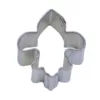 CybrTrayd 12-Piece Mini Fleur De Lis Tinplated Steel Cookie Cutter & Recipe
