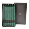 ROOT CANDLES 9 in. Timberline Arista Dark Green Dinner Candle (Box of 12)