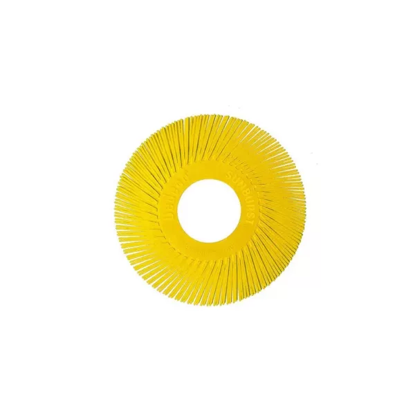 Dedeco Sunburst 6 in. 80-Grit TA Radial Discs 1 in. Arbor Coarse Thermoplastic Cleaning and Polishing Tool (40-Pack)