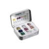 Dedeco Sunburst 7/8 in. Radial Discs - 1/16 in. Arbor Rotary Cleaning and Polishing Tool Set Assortment (86-Piece)